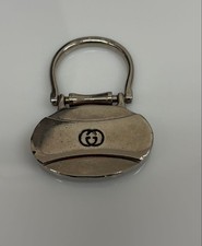 Gucci key ring silver Charm Strap Keychain Bag Accessory Rare Collectible F11