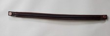 Courbette Brown Browband Plain Raised Cob size