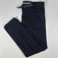 Wrangler ATG Cargo Pants W/Belt Mens 40x30 Performance Black Hiking Flex Waist