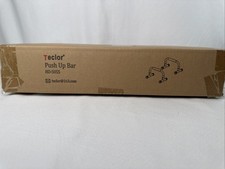 Teclor Steel Push Up Bar, 9.5in High Parallettes Bars Great for L-sit, Handstand