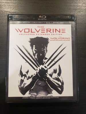 The Wolverine Blu-ray 3D combo 2013 Unleashed Extended Edition Hugh Jackman 