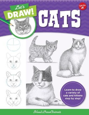 Let's Draw Cats (Paperback) Let's Draw