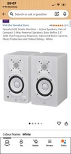 Yamaha HS5 Powered Studio Monitor - White