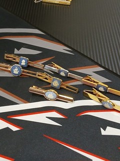 Wedgwood Fermacravatta Gioielli Confezione Vintage