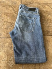 Guess Distressed Blue Jeans Men's 34X32  Slim Tapered