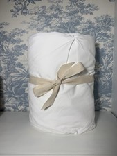 Pottery Barn Teen Microfiber Pintuck TWIN/TWIN XL Duvet Cover White