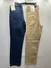 Sonoma Boys Jeans Flexwear Size 14 Slim Straight 2Pair