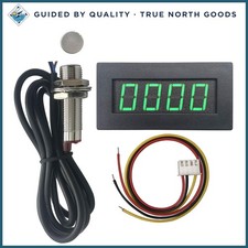 Electric Rpm Meter With Green Led Display And Hall Sensor For Accurate Readings