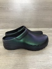 Dansko Kane Molded Comfort Black Clogs Women's Size 41 US Size 10