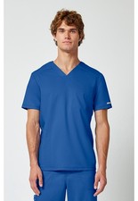 Scrubs Men's Cherokee Workwear Revolution WW603 V-Neck Scrub Top Royal ROY XS-5X