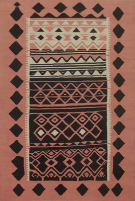 Tribal Nomadic-inspired Reversible Kilim Kelim Rugs 6x8 ft
