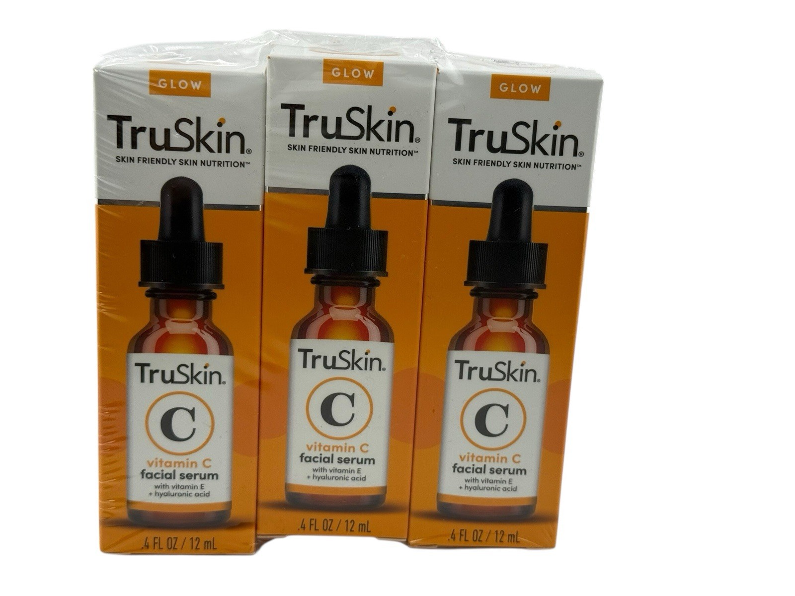 TruSkin Vitamin C Serum for Face, Anti Aging Facial Serum 0.4 fl oz- 3 pack!!