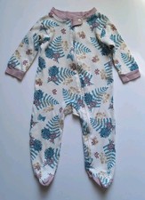 Burt s Bees Baby 3-6 Month Floral One Piece Sleeper
