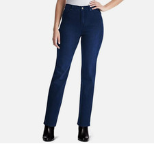 NWT Gloria Vanderbilt Women's Classic Classic Rise Tapered Jean;Portland,8 long