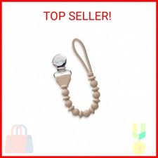 Itzy Ritzy Silicone Pacifier Clip   100 Food Grade Silicone Pacifier Strap with