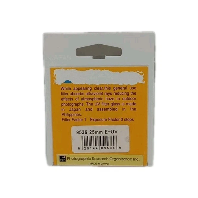 PROMASTER 25MM UV Filter.....................................................281 - Image 3 of 4