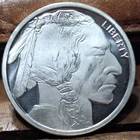 1 Oz Silver Buffalo Round .999 Fine