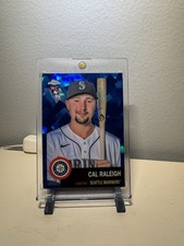 Cal Raleigh 2022 RC Topps Chrome Platinum Anniversary #237 Sapphire /100