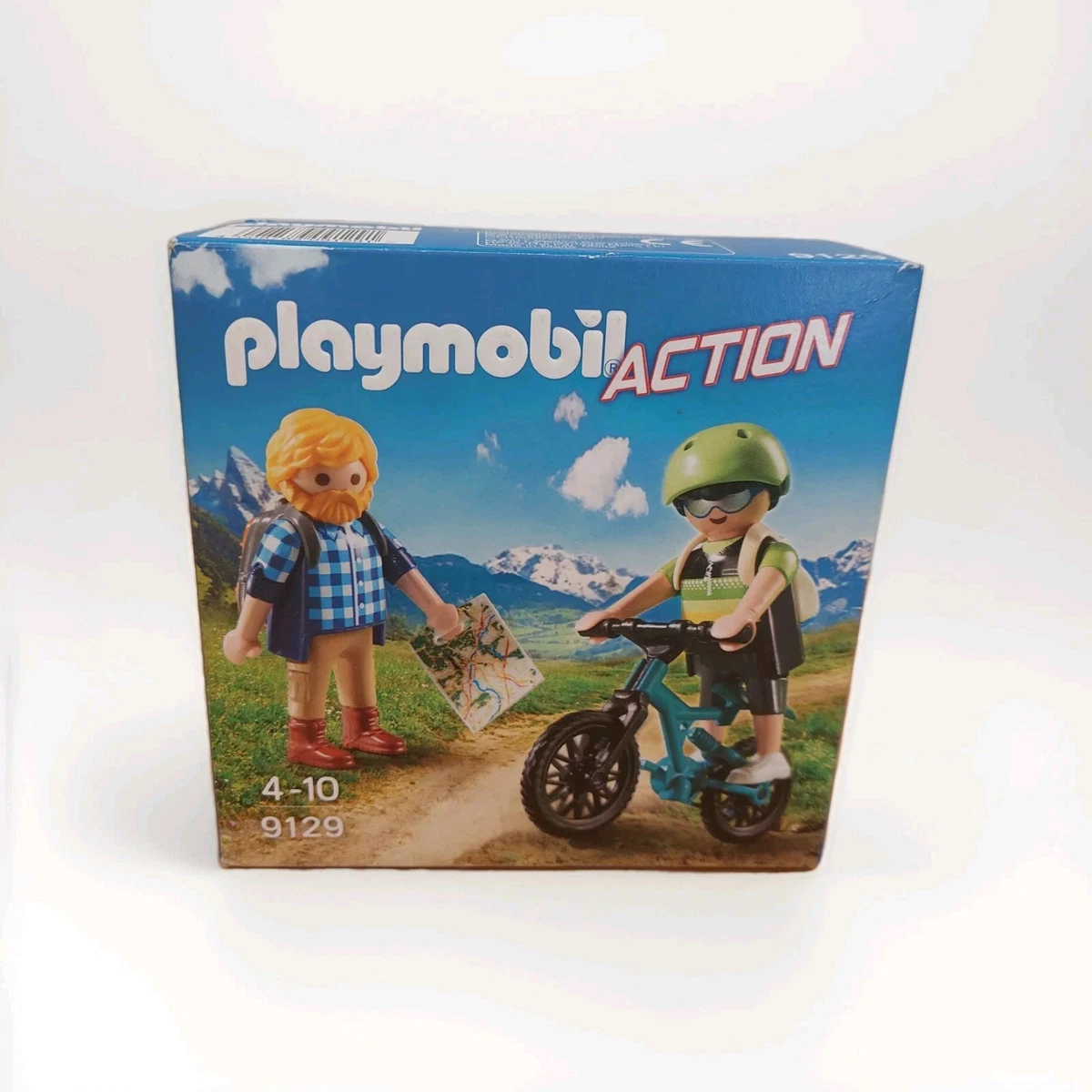 Playmobil Vintage : Kiosque Et Parking à Vélos 3418 (années 80/90)