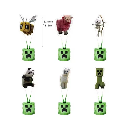 Minecraft Party Decoration New Movie Themed Party Supply for Gamer Fans Backtrop - Picture 7 of 10