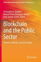 Christopher G. Reddick (U. A.) | Blockchain And The Public Sector | Taschenbuch