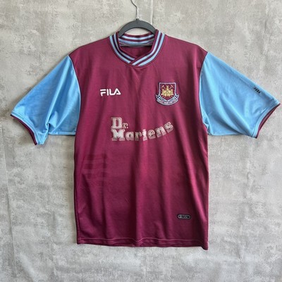 FILA×WEST HAM UNITED/ユニフォームDr. Martens West Ham United Home Shirt 01-03 Dr Martens M FILA Football Shirt