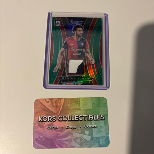 Cagliari SEBASTIANO LUPERTO PATCH 4/5 - 2024/25 PANINI SELECT RELIC GREEN