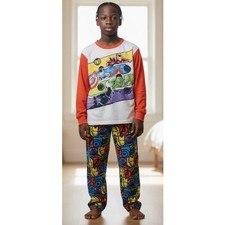 MARVEL Avengers Long Sleeve Fleece Pajamas Boys Size 8