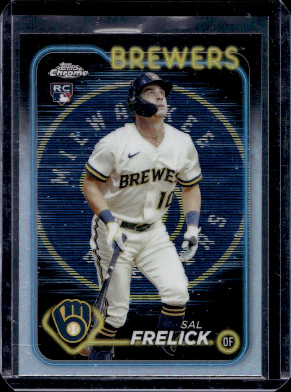 2024 Topps Chrome Sal Frelick RC Lightboard Logo Refractor #39 Brewers