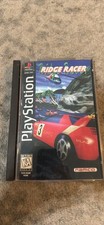 Ridge Racer PlayStation 1, 1995 PS1 Long Box Complete W/Manual