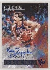 2018 Panini Court Kings High Signatures Sapphire 23/25 Kelly Tripucka Auto 0q0