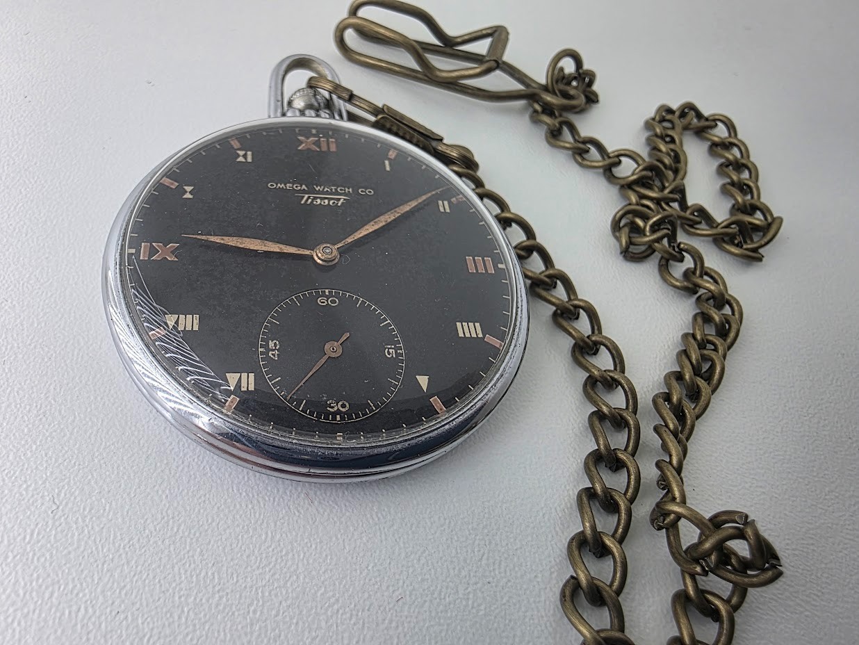 Omega Tissot De Bolso Raro Coleção 1939 Raro Coleção