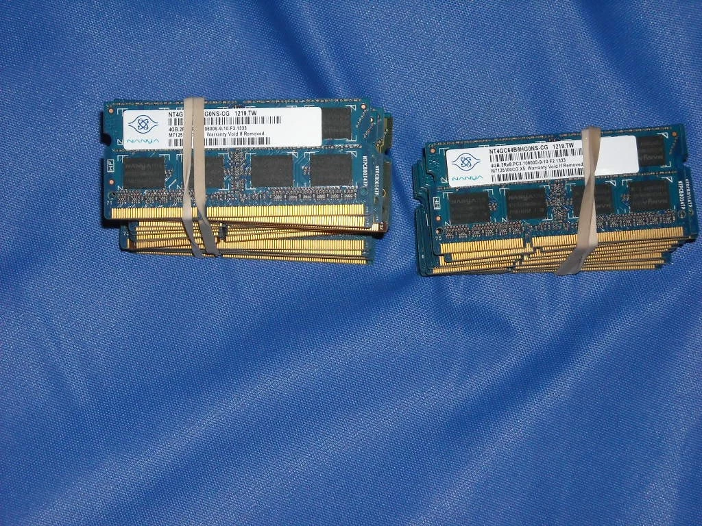 NANYA 204PIN PC3-10600 DDR3-1333 2GB SODIMM [NT2GC64B88G0NS-CG