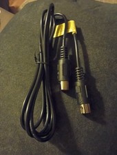 MIDI Cable 3 ft Male to Male 5 Pin DIN Plugs Black