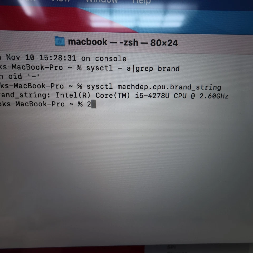 Apple MacBook Pro A1502 Silver i5-4278U 8GB 256GB SSD 13" Working Speaker Fault - Image 4 of 4