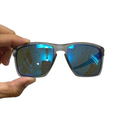Oakley Sliver XL OO9341-0357 Sunglasses Gray Polarized Blue Mirror 57-18 Parts