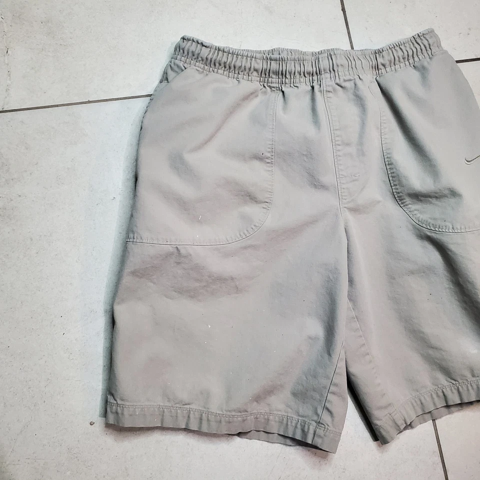 DE COLECCIÓN NIKE CARGO PANTALONES CORTOS CINTURA ELÁSTICA HOMBRE TALLA M PULL ON Y2K AÑOS 90 PAPÁ Foto 2 de 4