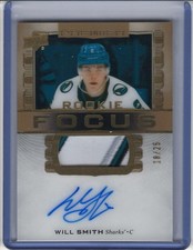 2024-25 Premier Will Smith Premier Focus 4 Color Patch Auto Rookies Gold /25 RPA