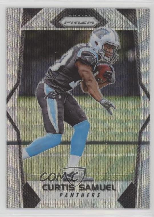 2017 Panini Prizm Rookies Blue Wave Prizm 20/149 Curtis Samuel #221 1dm4