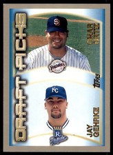2000 Topps Omar Ortiz/Jay Gehrke San Diego Padres/Kansas City Royals #216
