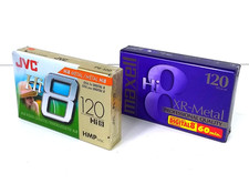 Lot of 2 Maxell  JVC Hi8 Metal Camcorder Video Tape 120 Min Digital8