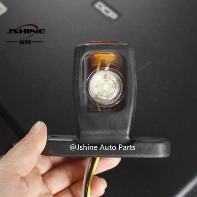 2PCS LED Clearance Marker Light Heavy Duty Trucks Trailer Modify Lamp 12-24V