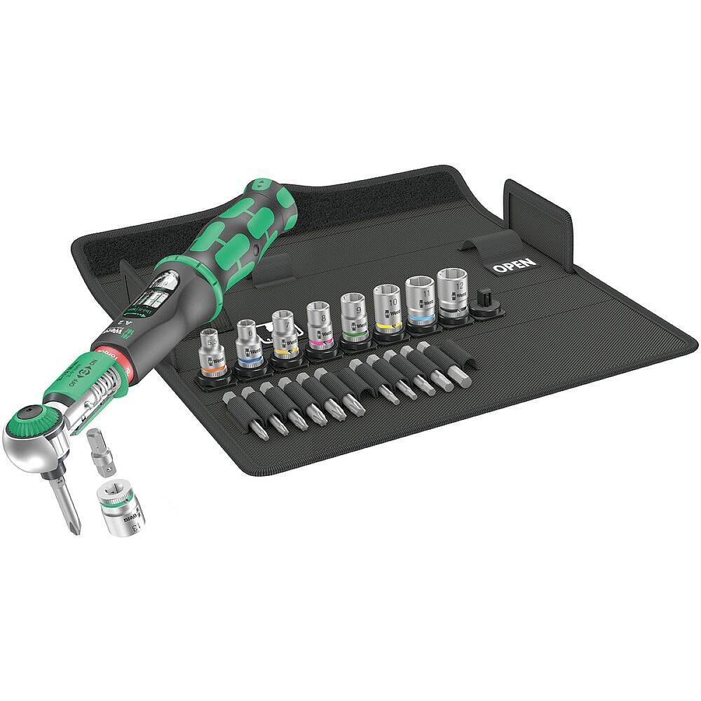 Wera Safe-Torque A 2 coffret clé dynamométrique cliquet outils de serrage 1/4