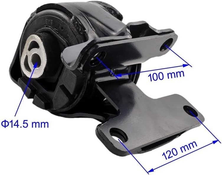 3PC Engine Motor & Trans Mount Set Compatible with 2007 - 2014 Ford Black 