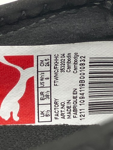 Puma Zandy womens black ballet flats- size 8 - Picture 3 of 8