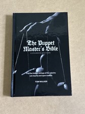 The Puppet Master's Bible 2025 Expanded Edition Hardcover by Tom Walker Book