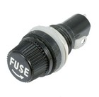 Portafusibile Tondo 5.2 x 20mm 10A per Pannello 1 Polo Switch Electronics