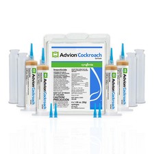 Advion Cockroach Gel Bait 4 Tubes x 30 Grams 4 Plunger and 4 Tips German Roach