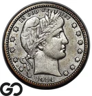 1914-D Barber Quarter, Choice XF++