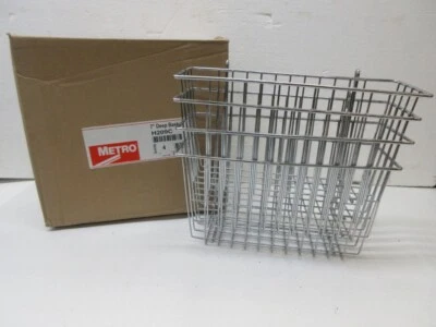 METRO H209C 7" DEEP CHROME BASKETS OAD 13-3/8" X 5" X 7" 20LBS CAPACITY BOX OF 4